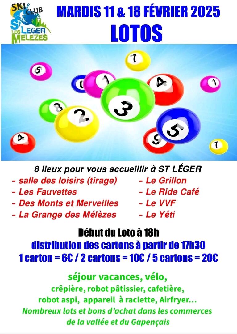 Loto inter bars du Ski Club de St Léger_Saint-Léger-les-Mélèzes