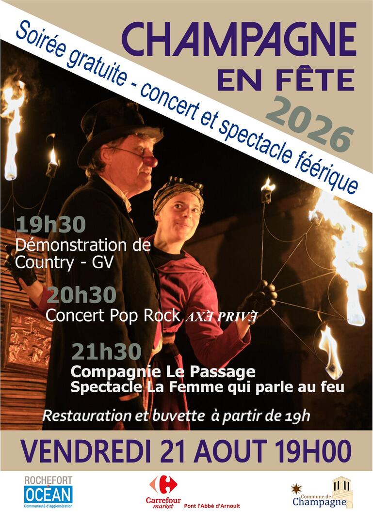 Affiche Champagne en fête