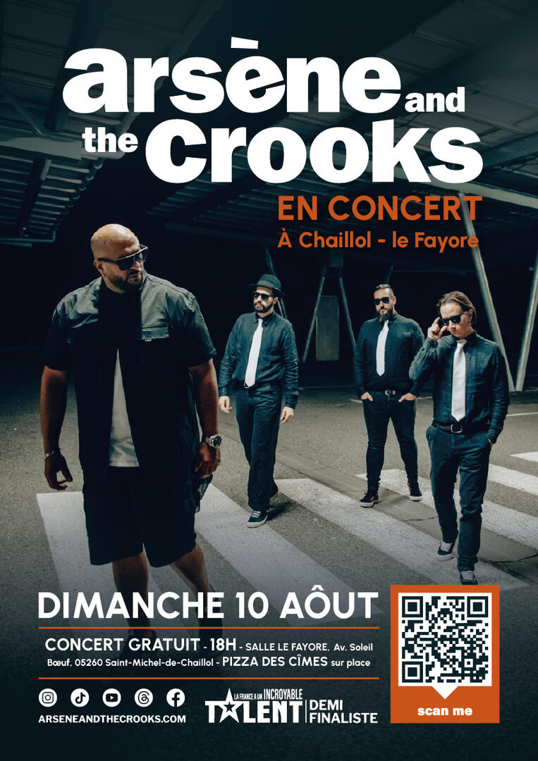 Concert : Arsène and The Crooks_Saint-Michel-de-Chaillol