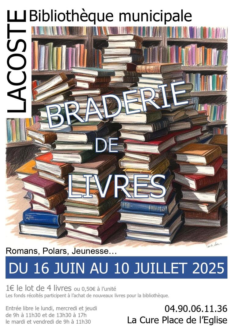 Braderie de livres_Lacoste