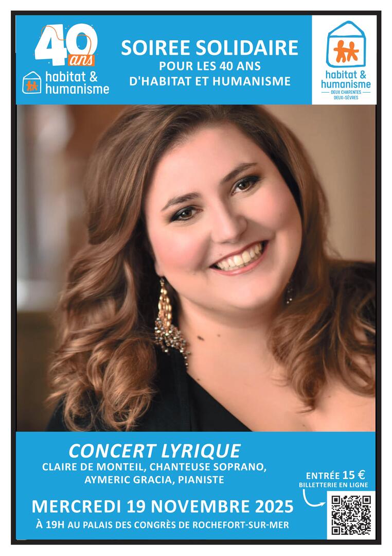 Concert Claire de Monteil - Habitat et Humanisme