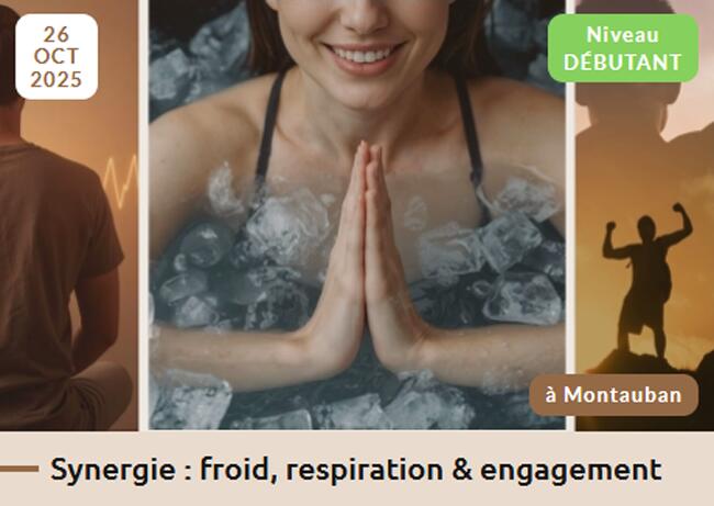 Atelier découverte synergie froid, respiration et engagement