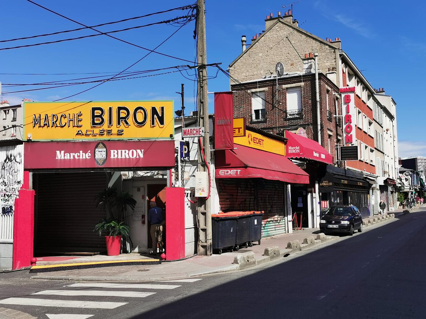 Marché Biron dans les Puces de Paris Saint-Ouen