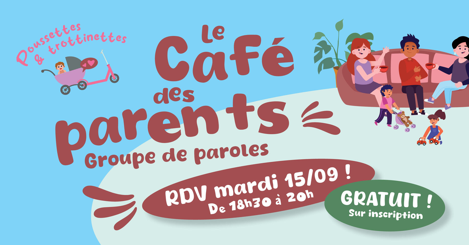 Café des parents "Poussettes et trottinettes"