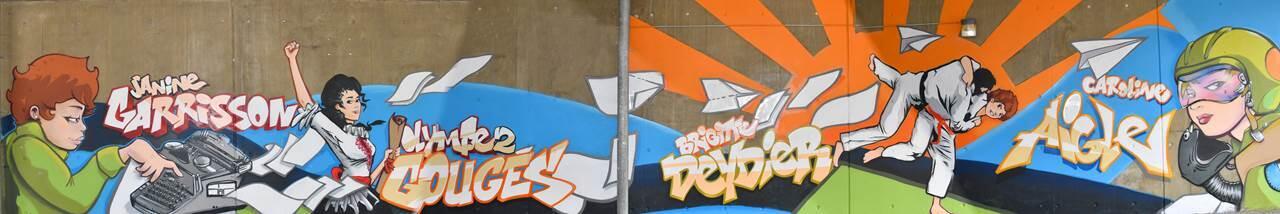 Fresque Street Art Villebourbon