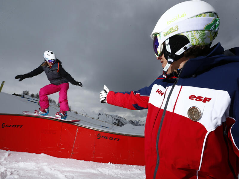 Cours de snowboard