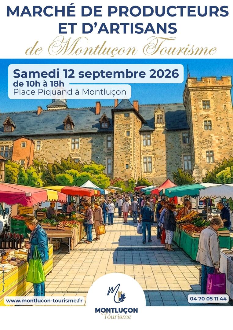 Marché de producteurs et d'artisans de Montluçon Tourisme_Montluçon