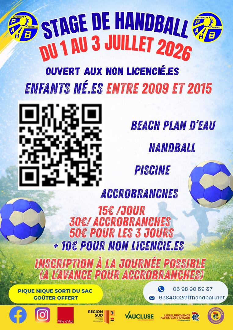 STAGE ETE 2026