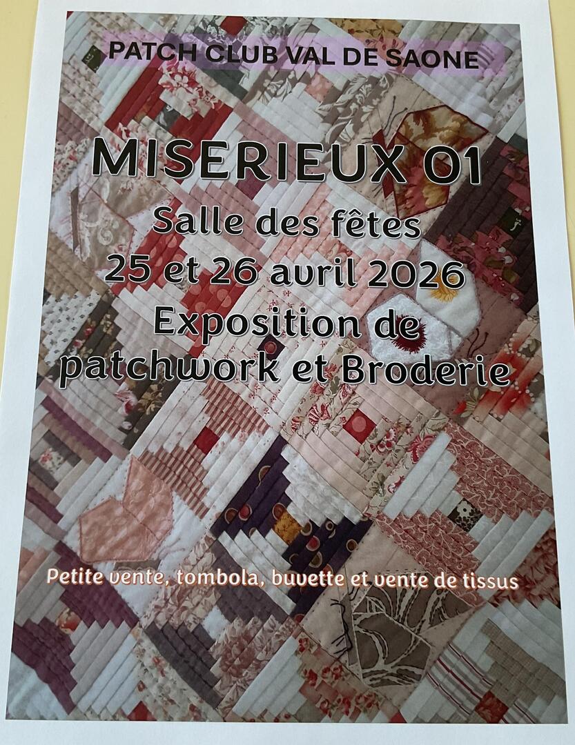 Exposition de patchwork et broderies_Misérieux