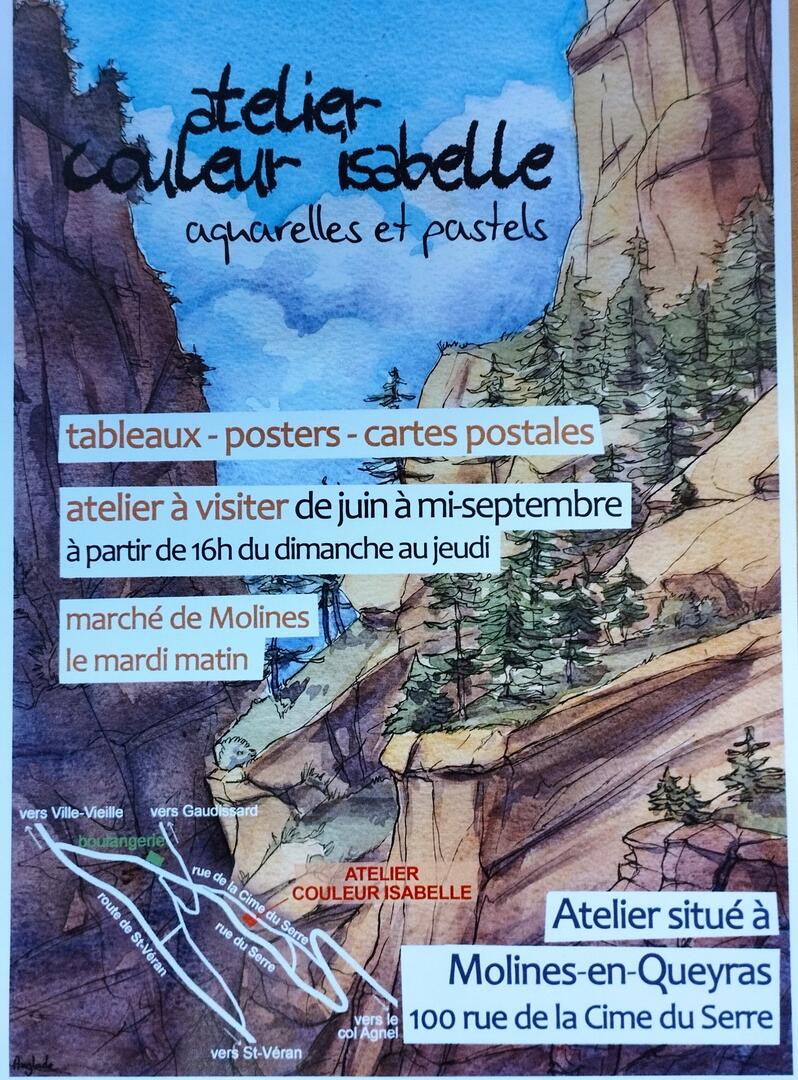 Exposition "Couleur Isabelle" Molines-en-Queyras