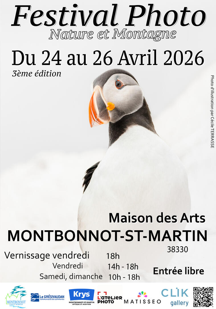 Festival photo Nature et Montagne à la Maison des Arts - Montbonnot Saint Martin