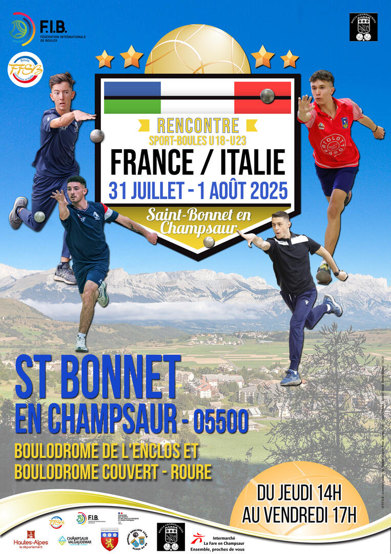 Rencontre sport boule France / Italie
