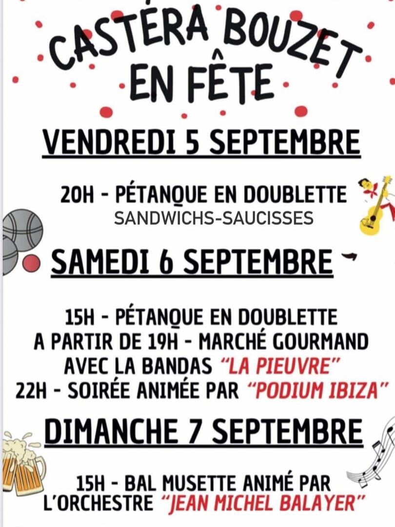 Fête locale_Castéra-Bouzet