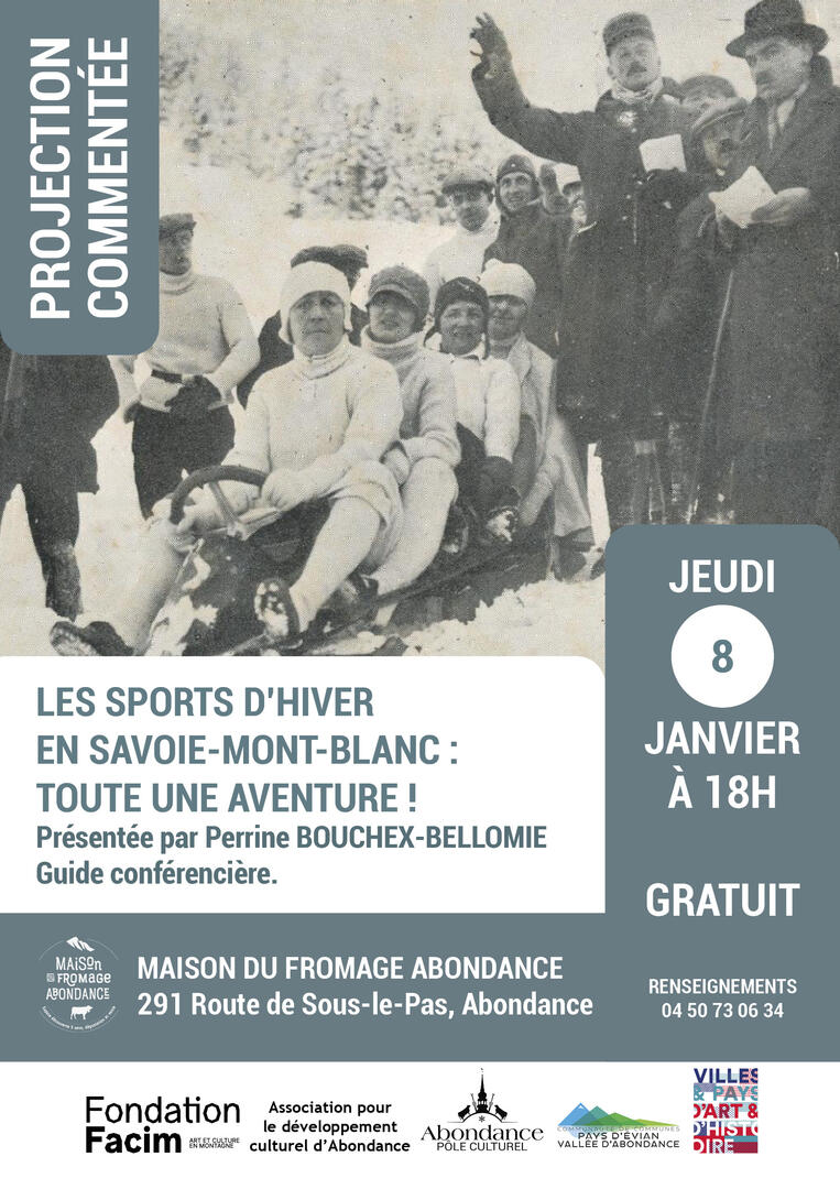 Projection commentée « L’aventure des sports d’hiver en Savoie Mont-Blanc – Tout une aventure »