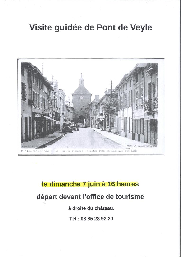 Visite commentée de Pont-de-Veyle_Pont-de-Veyle