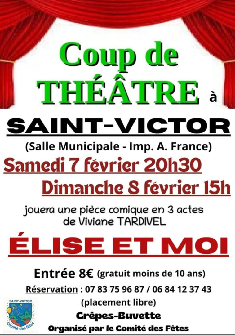 Théâtre : "Élise et moi"_Saint-Victor