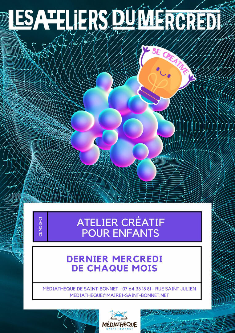 Atelier créatifs pour enfants