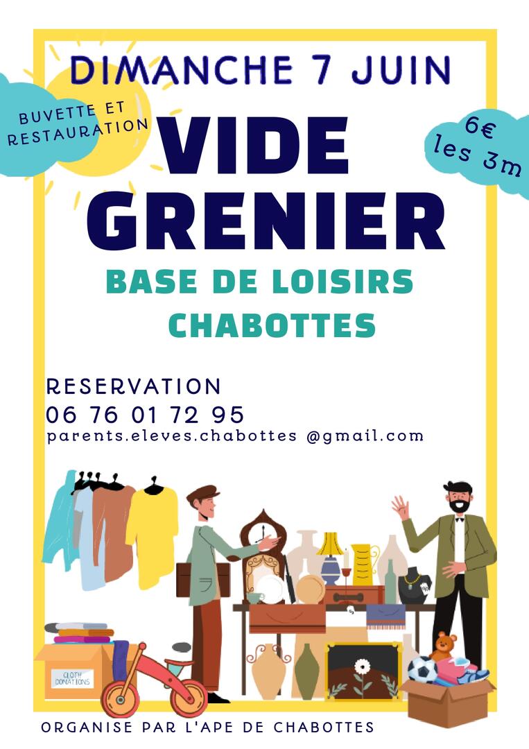 Vide grenier à Chabottes