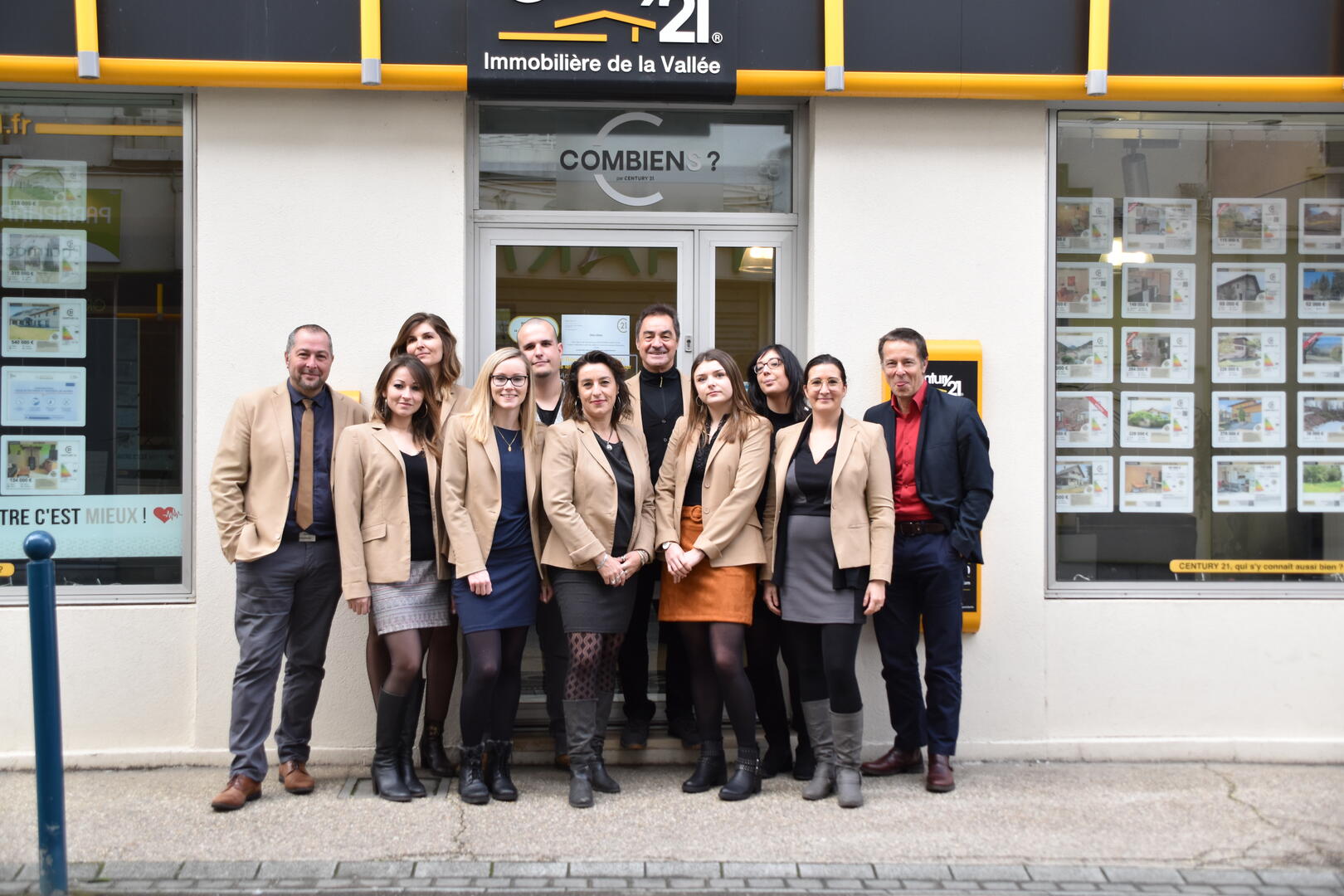 L'équipe Century 21 Immobilière de la Vallée