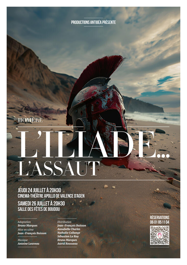 Théâtre | L'iliade ... L'assaut_Boudou