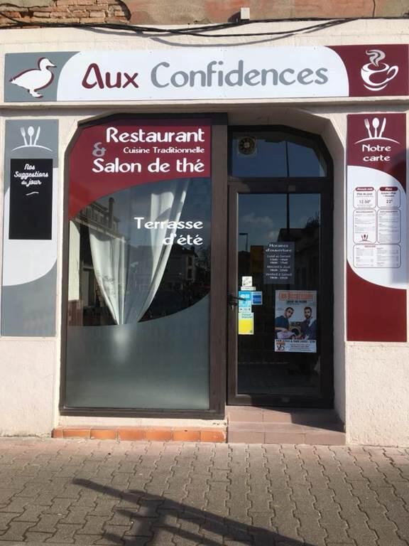 Aux confidences façade
