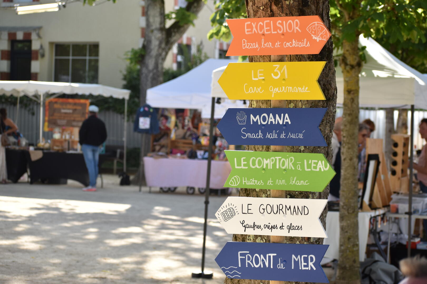 Après plage - Marché artisanal nocturne_Fouras-les-Bains