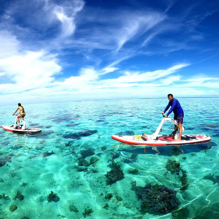 Vélo-Paddle Miti Moorea - Tahiti Tourisme