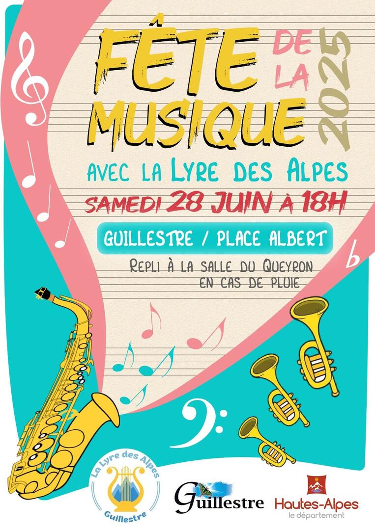 Concert fête de la musique de la Lyre des Alpes_Guillestre