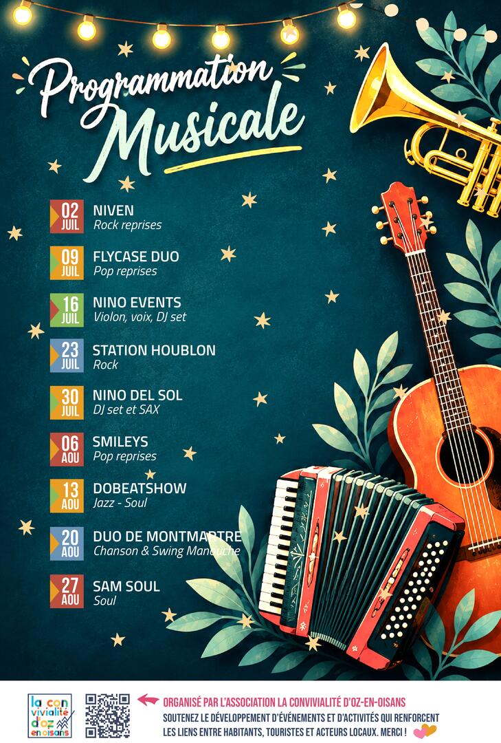 Nocturnes Gourmandes et Musicales_Oz-en-Oisans