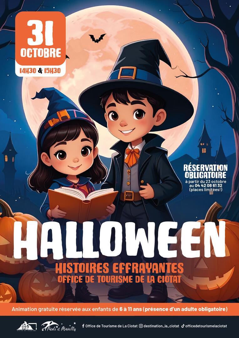 Venez fêter Halloween à l'Office de Tourisme de La Ciotat_La Ciotat