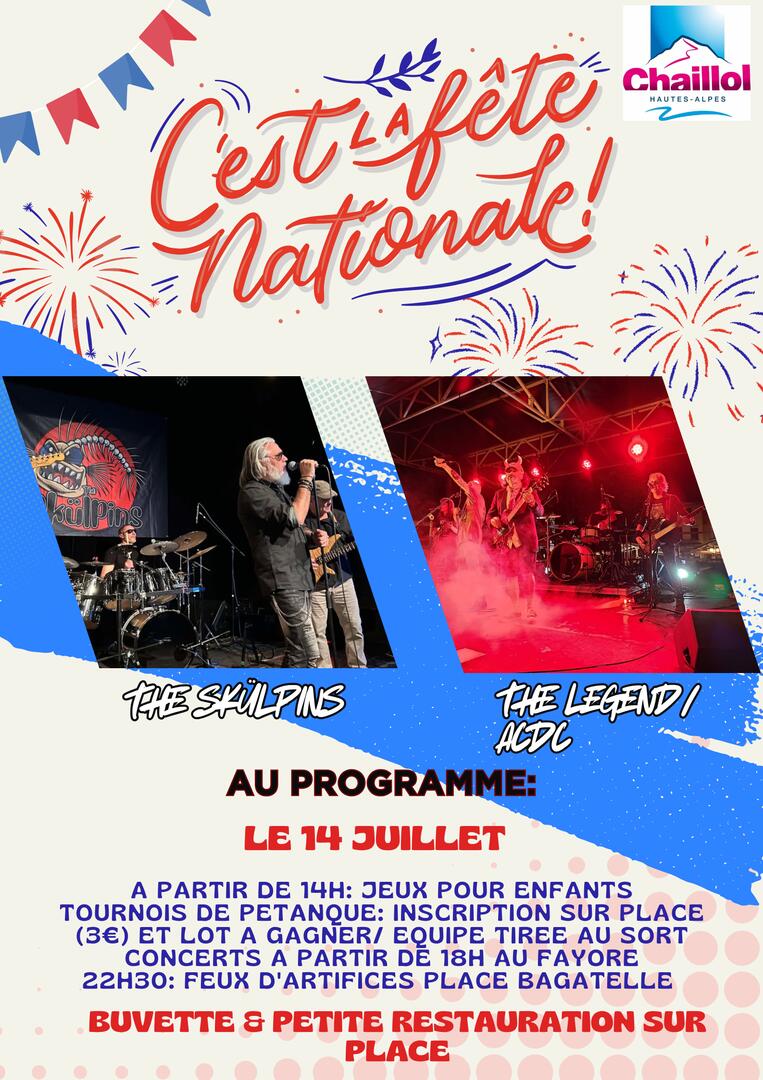 Fête du 14 juillet à Chaillol !_Saint-Michel-de-Chaillol