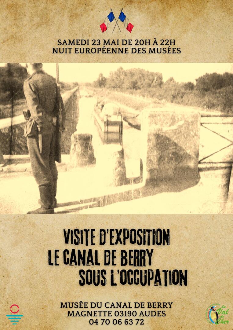 Visite d'exposition "Le canal de Berry sous l'occupation"