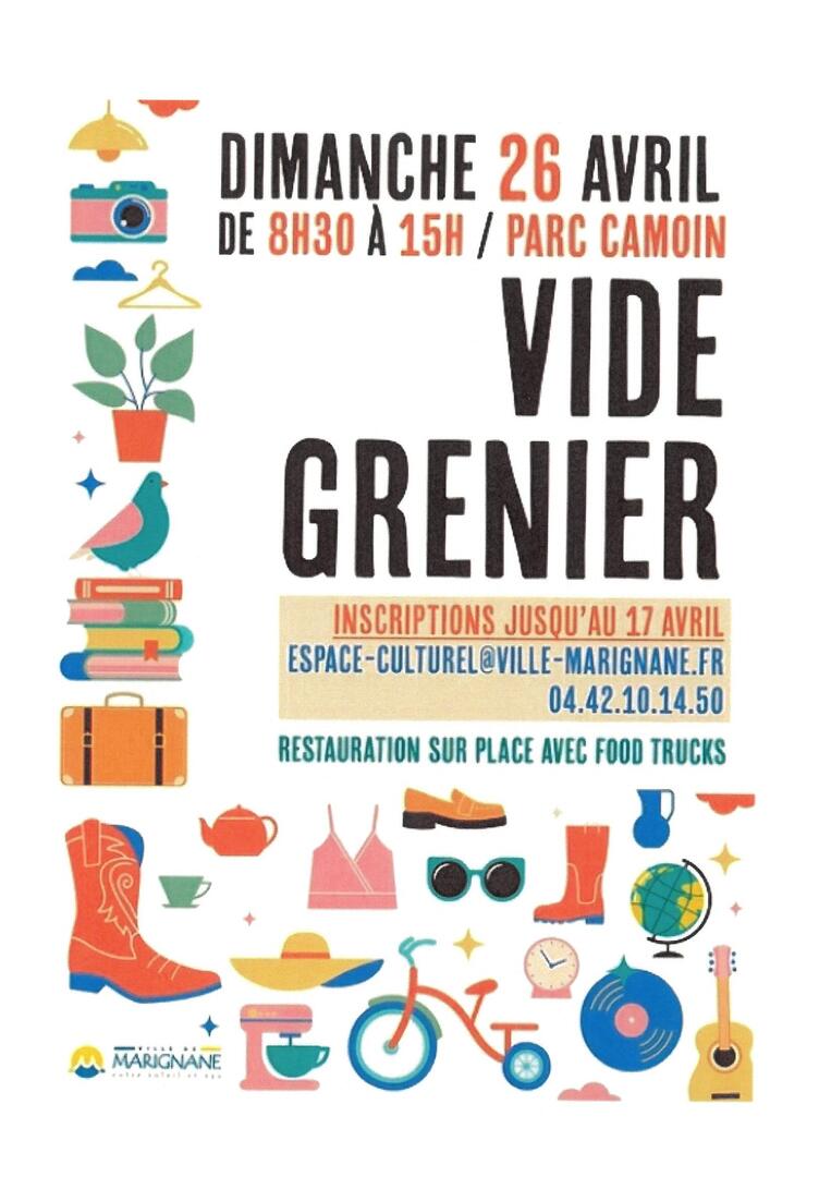 Grand vide-greniers à Marignane !
