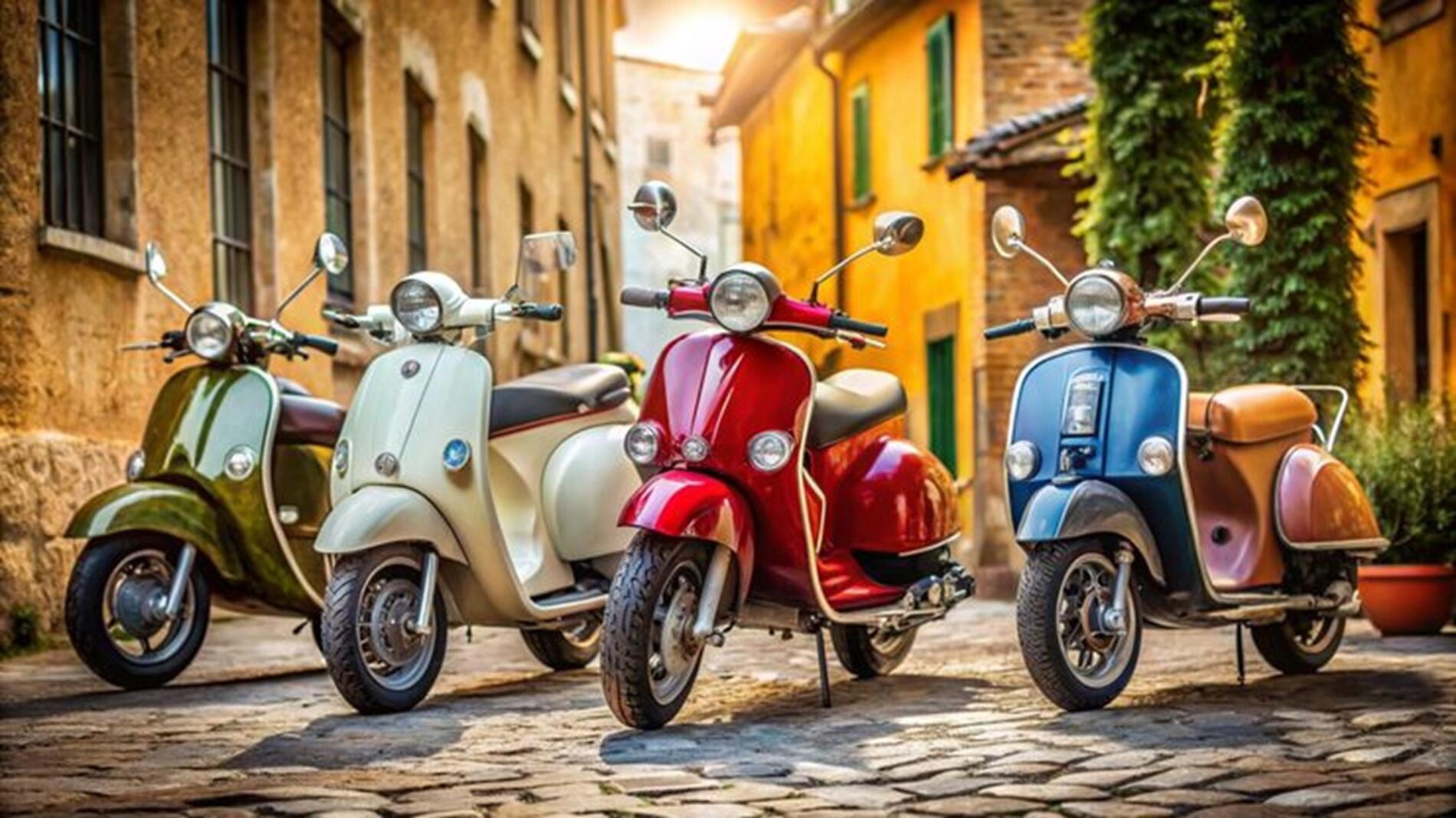 Les célèbres Vespas italiennes  - Les journées italiennes dans le pays d’Allevard