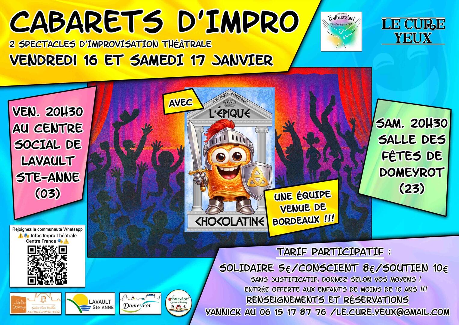 Cabarets d'impro_Lavault-Sainte-Anne