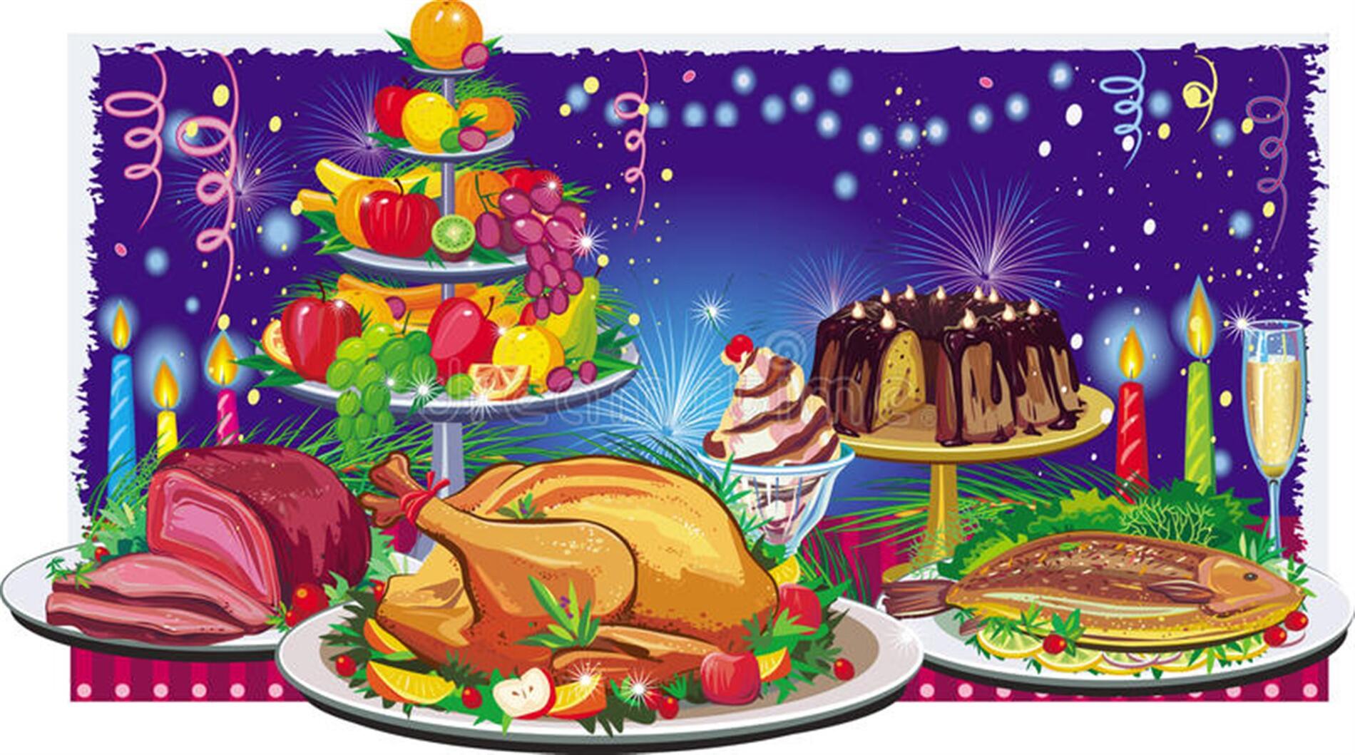 Dessin banquet