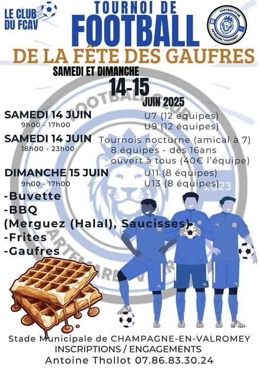 Tournoi de foot pour la fête des gaufres_Champagne-en-Valromey