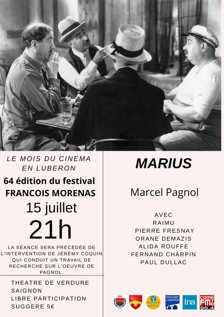 Festival François Morenas - Marius - Marcel Pagnol_Saignon
