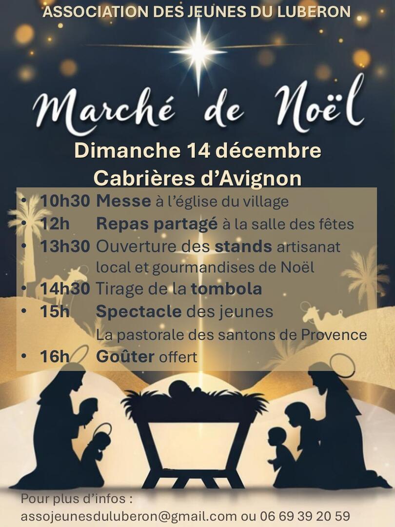 Marché de Noël à Cabrières d'Avignon_Cabrières-d'Avignon