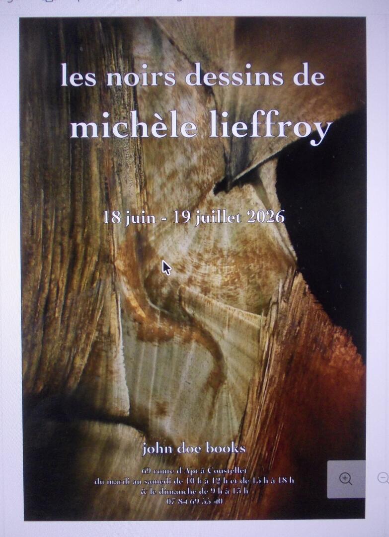 les noirs dessin de Michèle Lieffroy