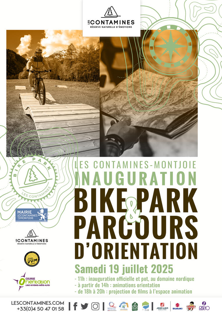 Inauguration du Bike Park et du parcours d'orientation_Les Contamines-Montjoie