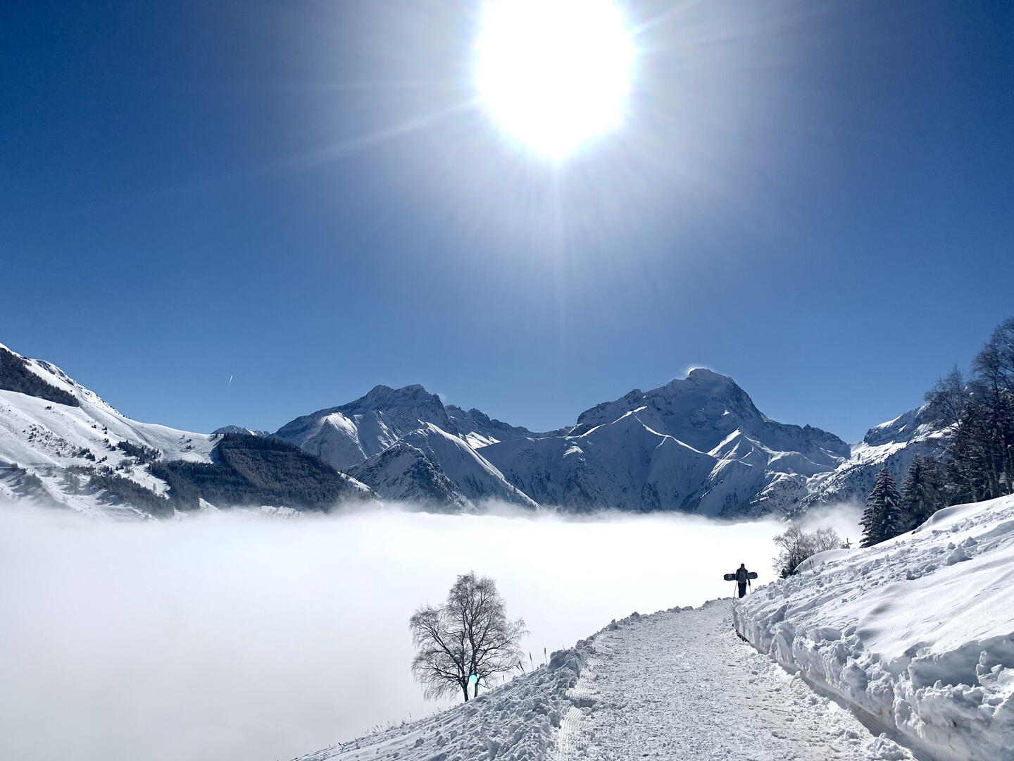 Itinéraire piéton / raquettes à  neige - Boucle de la Troïka_Les Deux Alpes