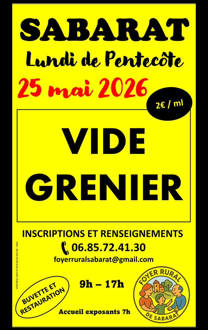 Vide grenier_Sabarat