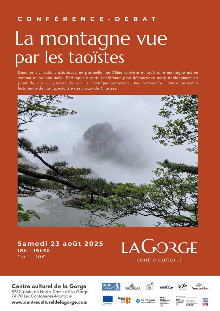 Conférence "La montagne vue par les taoïstes" au Centre Culturel de la Gorge_Les Contamines-Montjoie