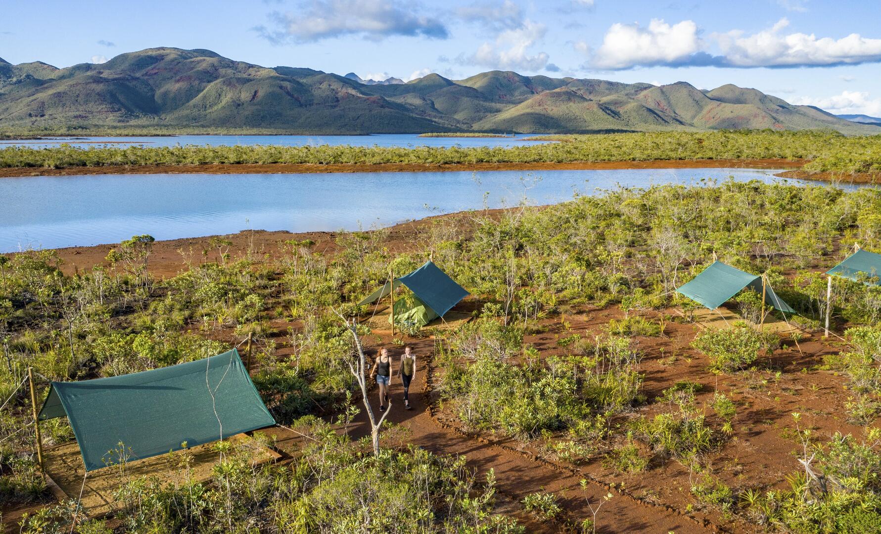 Camping à la confluence