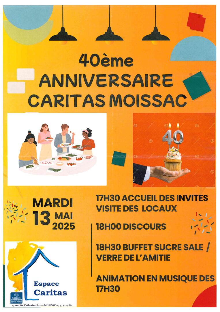 40eme anniversaire de l'ESPACE CARITAS_Moissac