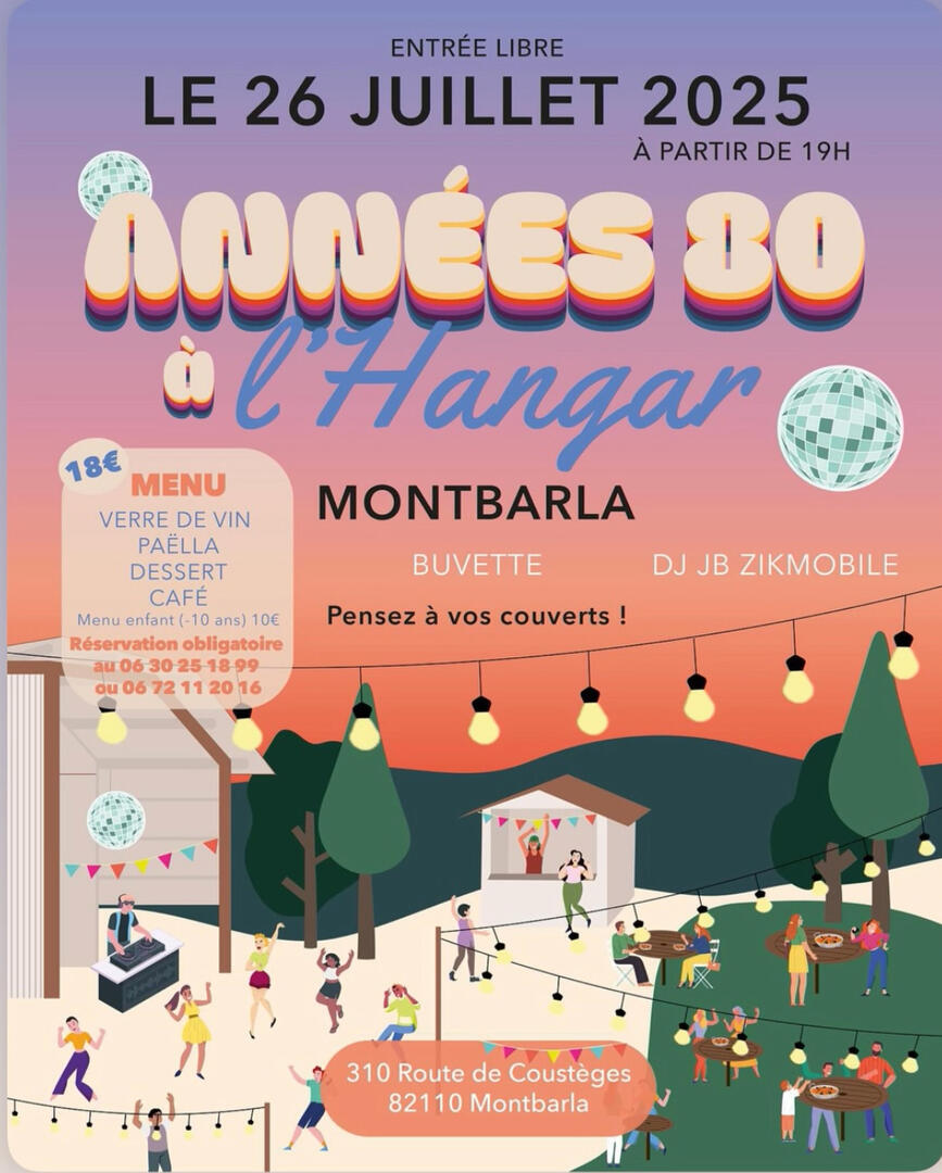 Années 80 à l'Hangar_Montbarla