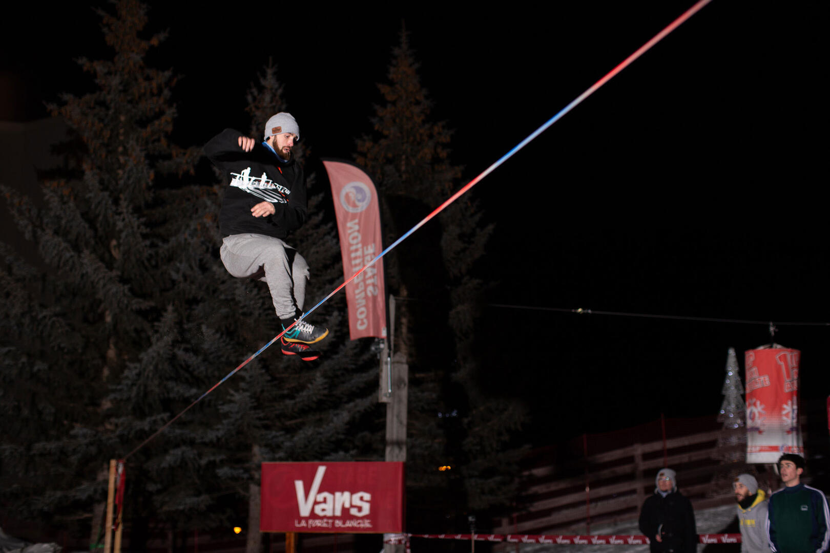Slackline givrée