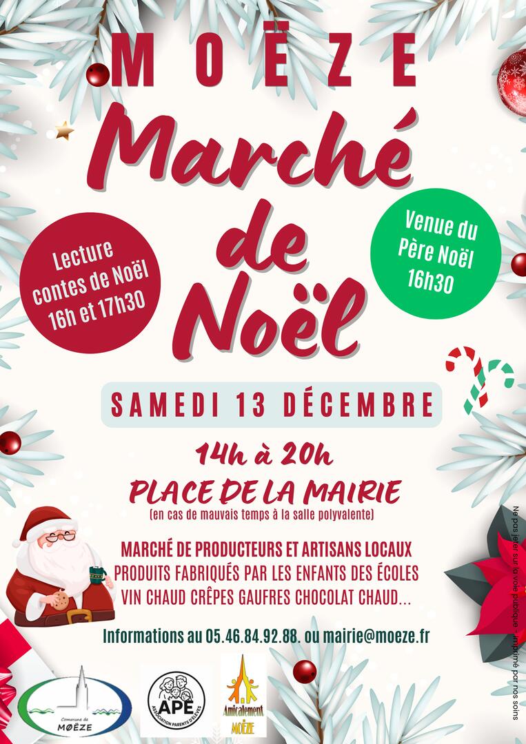 Affiche Marché de Noël