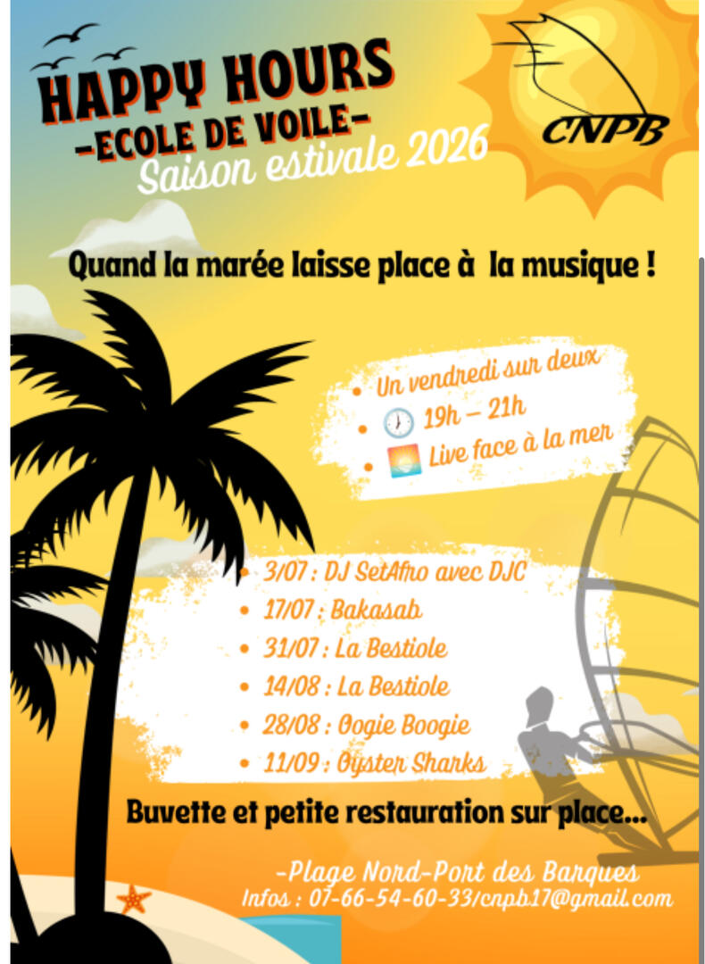 Happy Hours - Club de Voile_Port-des-Barques
